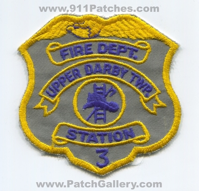 Upper Darby Township Fire Department Station 3 Patch (Pennsylvania)
Scan By: PatchGallery.com
Keywords: twp. dept.
