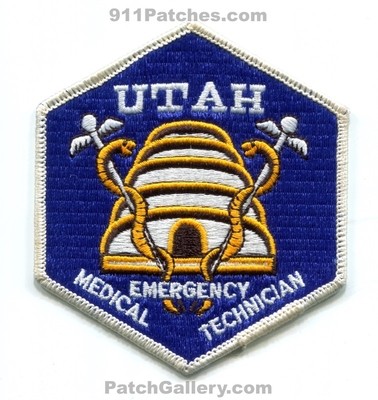 Utah State Emergency Medical Technician EMT Patch (Utah)
Scan By: PatchGallery.com
Keywords: ems ambulance certified licensed registered