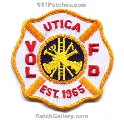 Utica Volunteer Fire Department Patch (Wisconsin)
Scan By: PatchGallery.com
Keywords: vol. dept. fd est. 1965