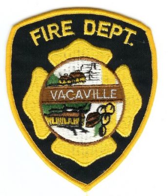 Vacaville Fire Dept
Thanks to PaulsFirePatches.com for this scan.
Keywords: california department