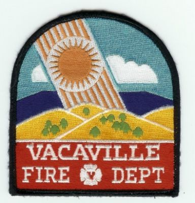 Vacaville Fire Dept
Thanks to PaulsFirePatches.com for this scan.
Keywords: california department
