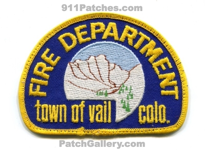 Vail Fire Department Patch (Colorado)
[b]Scan From: Our Collection[/b]
Keywords: Town of dept.