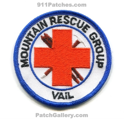 Vail Mountain Rescue Group Patch (Colorado)
[b]Scan From: Our Collection[/b]
Keywords: ems