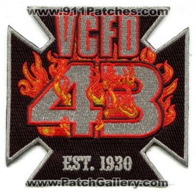 Ventura County Fire Department Station 43 (California)
Scan By: PatchGallery.com
Keywords: dept. vcfd company
