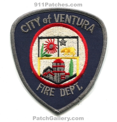 Ventura Fire Department Patch (California)
Scan By: PatchGallery.com
Keywords: city of dept.