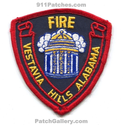 Vestavia Hills Fire Department Patch (Alabama)
Scan By: PatchGallery.com
Keywords: dept.