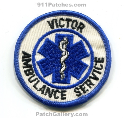 Victor Ambulance Service EMS Patch (Colorado)
[b]Scan From: Our Collection[/b]
Keywords: emt paramedic