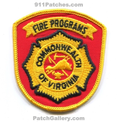 Virginia State Fire Programs Patch (Virginia)
Scan By: PatchGallery.com
Keywords: commonwealth of