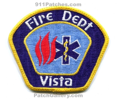 Vista Fire Department Patch (California)
Scan By: PatchGallery.com
Keywords: dept.