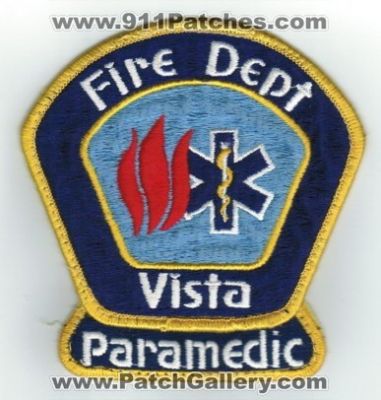 Vista Fire Department Paramedic (California)
Thanks to Paul Howard for this scan.
Keywords: dept.
