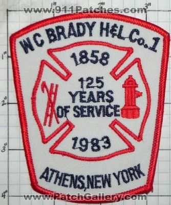 WC Brady Fire Hook and Ladder Company Number 1 125 Years (New York)
Thanks to swmpside for this picture.
Keywords: w.c. h&l co. #1 athens