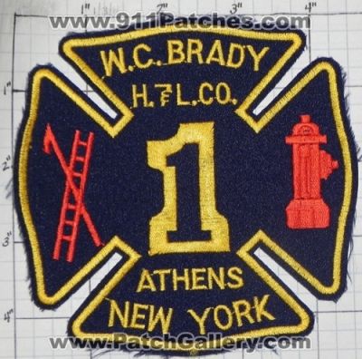 WC Brady Fire Hook and Ladder Company 1 (New York)
Thanks to swmpside for this picture.
Keywords: w.c. h.&l. co. athens