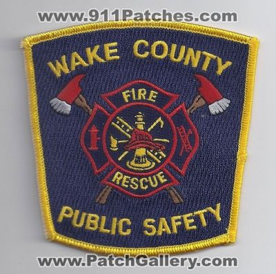 Wake County Fire Rescue Department Public Safety (North Carolina)
Thanks to PaulsFirePatches.com for this scan. 
Keywords: dept. dps