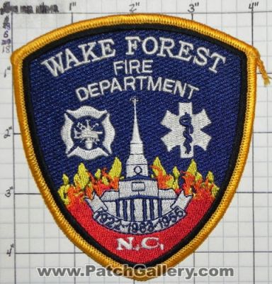 Wake Forest Fire Department (North Carolina)
Thanks to swmpside for this picture.
Keywords: dept. n.c.