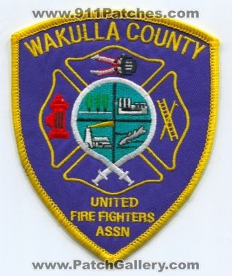 Wakulla County United Firefighters Association Patch (Florida)
Scan By: PatchGallery.com
Keywords: co. fire fighters department dept.