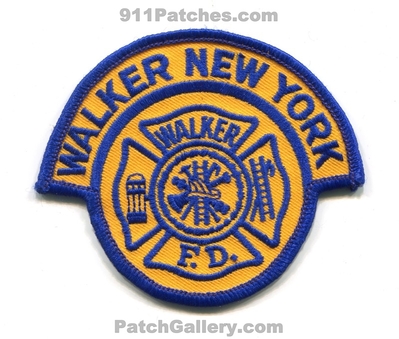 Walker Fire Department Patch (New York)
Scan By: PatchGallery.com
Keywords: dept. f.d. fd