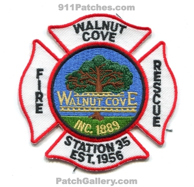 Walnut Cove Fire Rescue Department Station 35 Patch (North Carolina)
Scan By: PatchGallery.com
Keywords: dept. inc. 1889 est. 1956
