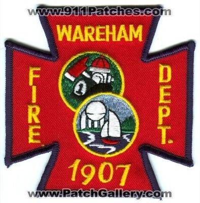 Wareham Fire Department Patch (Massachusetts)
Scan By: PatchGallery.com
Keywords: dept. 1907