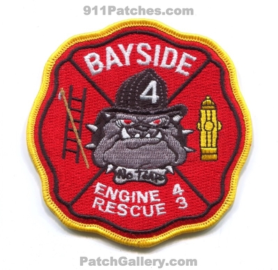 Warwick Fire Department Station 4 Bayside Patch (Rhode Island)
Scan By: PatchGallery.com
Keywords: dept. engine 4 rescue 3 company co. bulldog no fear