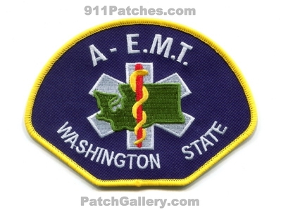 Washington State Advanced Emergency Medical Technician A-EMT EMS Patch (Washington)
Scan By: PatchGallery.com
[b]Patch Made By: 911Patches.com[/b]
Keywords: certified certification a-e.m.t. services ambulance