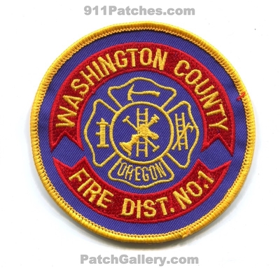 Washington County Fire District Number 1 Patch (Oregon)
Scan By: PatchGallery.com
Keywords: co. dist. no. #1 department dept.