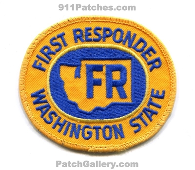 Washington State First Responder EMS Patch (Washington)
Scan By: PatchGallery.com
Keywords: fr emergency medical services ambulance