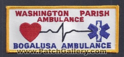 Washington Parish Ambulance Bogalusa (Louisiana)
Thanks to Paul Howard for this scan.
Keywords: ems