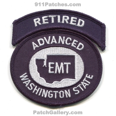 Washington State Emergency Medical Technician EMT Advanced Retired EMS Patch (Washington)
Scan By: PatchGallery.com
Keywords: emt-a ambulance