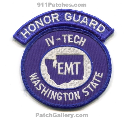 Washington State Emergency Medical Technician EMT IV-Tech Honor Guard EMS Patch (Washington)
Scan By: PatchGallery.com
Keywords: services ambulance