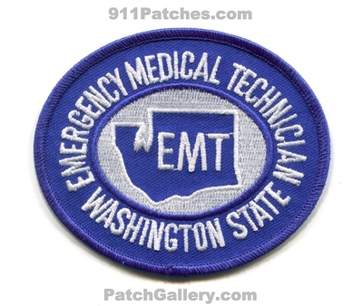 Washington State Emergency Medical Technician EMT EMS Patch (Washington)
Scan By: PatchGallery.com
Keywords: services ambulance