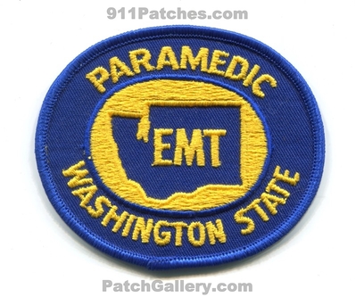 Washington State Emergency Medical Technician EMT Paramedic EMS Patch (Washington)
Scan By: PatchGallery.com
Keywords: services ambulance