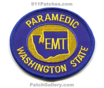 Washington State Emergency Medical Technician EMT Paramedic EMS Patch (Washington)
Scan By: PatchGallery.com
Keywords: services ambulance