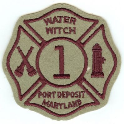Water Witch Fire
Thanks to PaulsFirePatches.com for this scan.
Keywords: maryland port deposit
