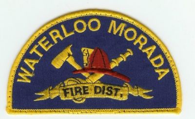 Waterloo Morada Fire Dist
Thanks to PaulsFirePatches.com for this scan.
Keywords: california district