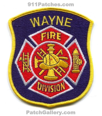 Wayne Fire Division Department Patch (Michigan)
Scan By: PatchGallery.com
Keywords: div. dept.
