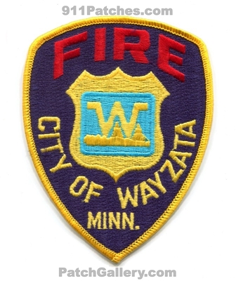 Wayzata Fire Department Patch (Minnesota)
Scan By: PatchGallery.com
Keywords: city of dept. minn.