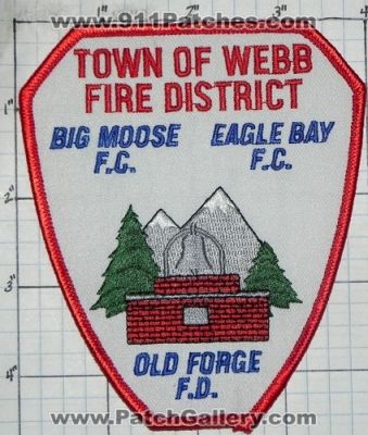 Webb Fire District Big Moose Eagle Bay Old Forge (New York)
Thanks to swmpside for this picture.
Keywords: f.c. f.d. department dept company co. town of
