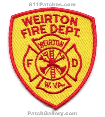 Weirton Fire Department Patch (West Virginia)
Scan By: PatchGallery.com
Keywords: dept.