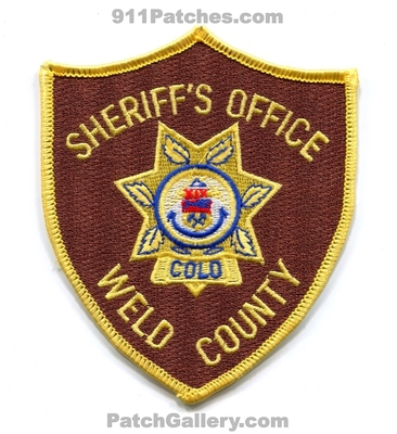 Weld County Sheriffs Office Patch (Colorado)
Scan By: PatchGallery.com
Keywords: co. department dept.