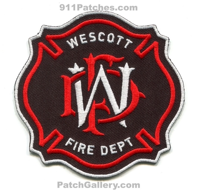 Wescott Fire Department Patch (Colorado)
[b]Scan From: Our Collection[/b]
Keywords: dept.