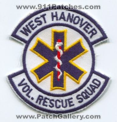 West Hanover Volunteer Rescue Squad (Massachusetts)
Scan By: PatchGallery.com
Keywords: vol. ems