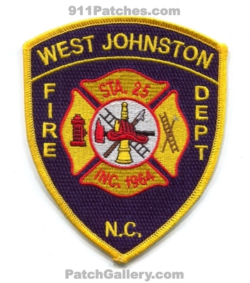 West Johnston Fire Department Station 25 Patch (North Carolina)
Scan By: PatchGallery.com
Keywords: dept. sta. inc. 1964
