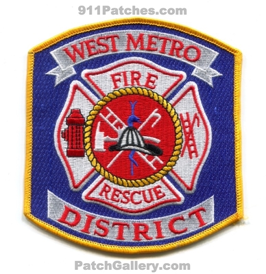 West Metro Fire Rescue District Patch (Minnesota)
Scan By: PatchGallery.com
Keywords: dist. department dept.