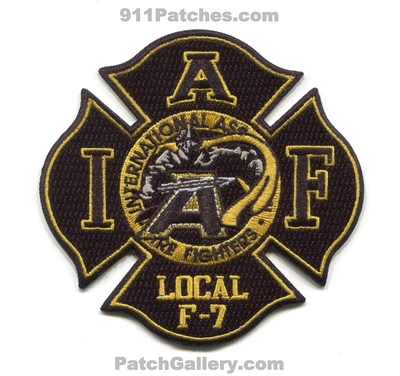 West Point Military Academy Fire Department IAFF Local F7 Patch (New York)
Scan By: PatchGallery.com
[b]Patch Made By: 911Patches.com[/b]
Keywords: dept. i.a.f.f. union f-7