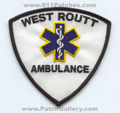 West Routt Ambulance EMS Patch (Colorado)
[b]Scan From: Our Collection[/b]
Keywords: emergency medical services emt paramedic