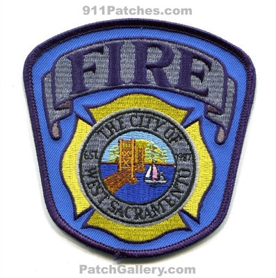 West Sacramento Fire Department Patch (California)
Scan By: PatchGallery.com
Keywords: the city of dept.