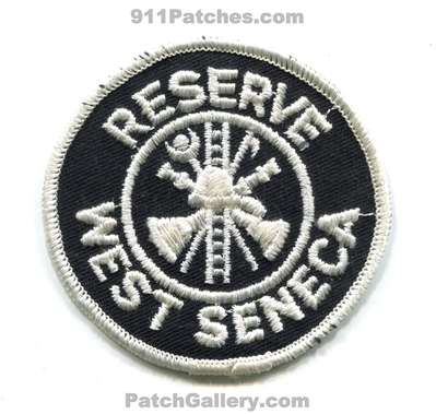 West Seneca Fire Department Reserve Patch (New York)
Scan By: PatchGallery.com
Keywords: dept.