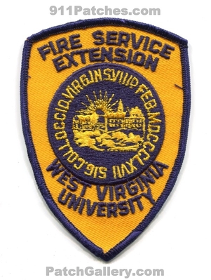 West Virginia University Fire Service Extension Patch (West Virginia)
Scan By: PatchGallery.com
