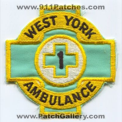 West York Ambulance Patch (Pennsylvania)
Scan By: PatchGallery.com
Keywords: ems