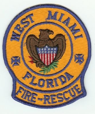 West Miami Fire Rescue
Thanks to PaulsFirePatches.com for this scan.
Keywords: florida